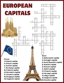 qatar's capital crossword|european capital crossword answer.